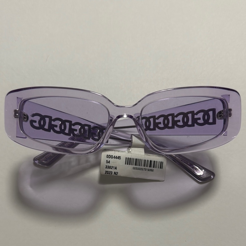Dolce and Gabanna Translucent Purple Sunglasses Glasses